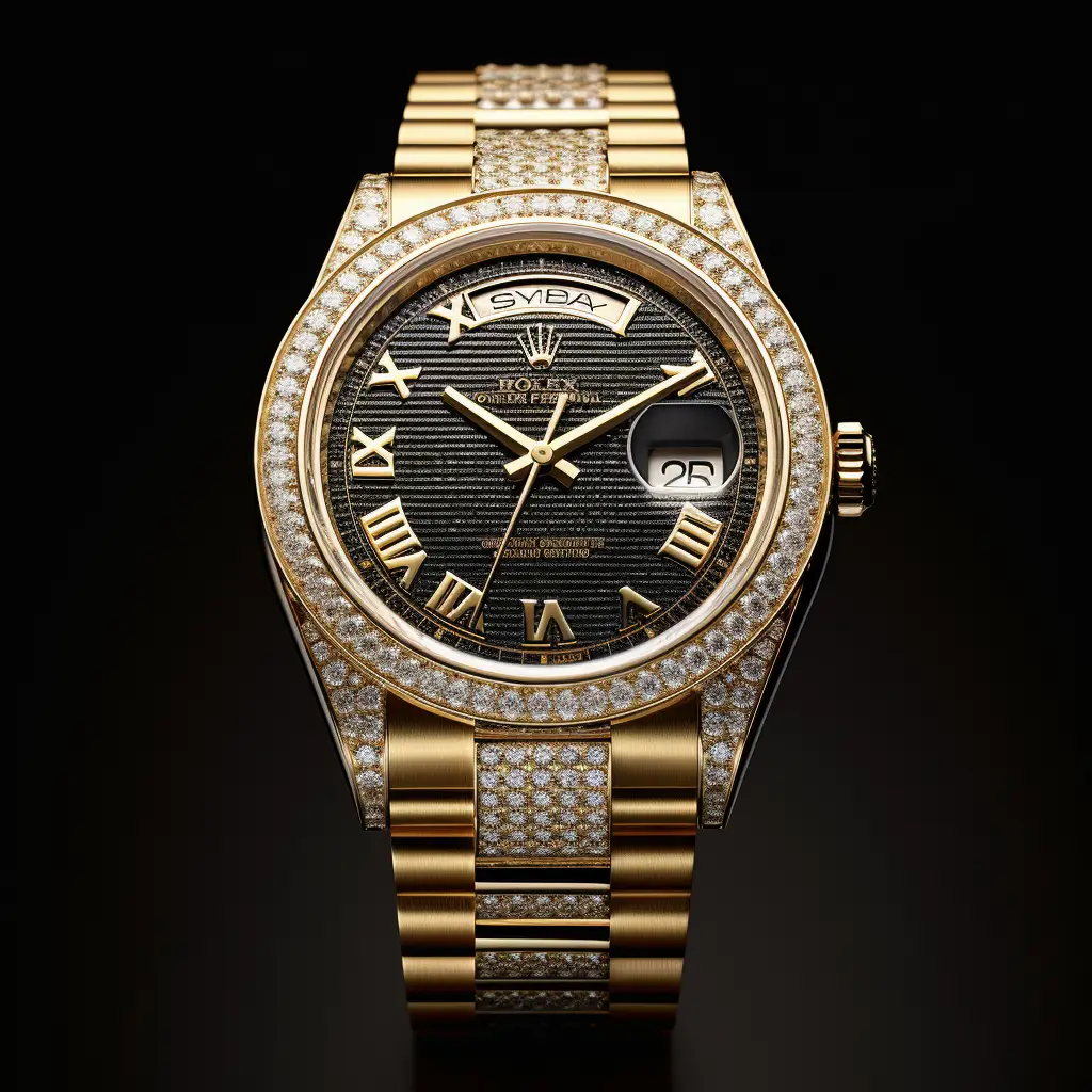 Rolex Watch Photograph Generated in Midjourney v5.2
