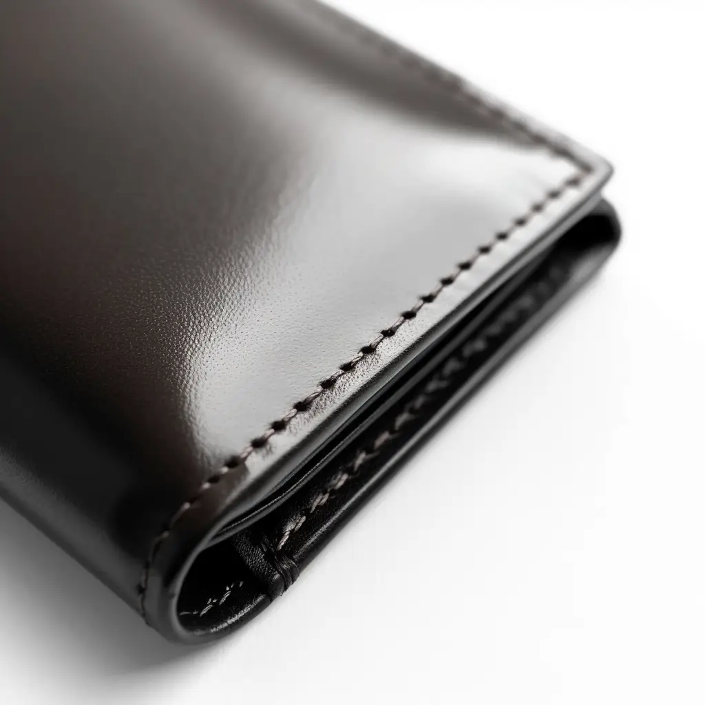 Close Up Photograph of a Brown Wallet Generated in Midjourney v5.2