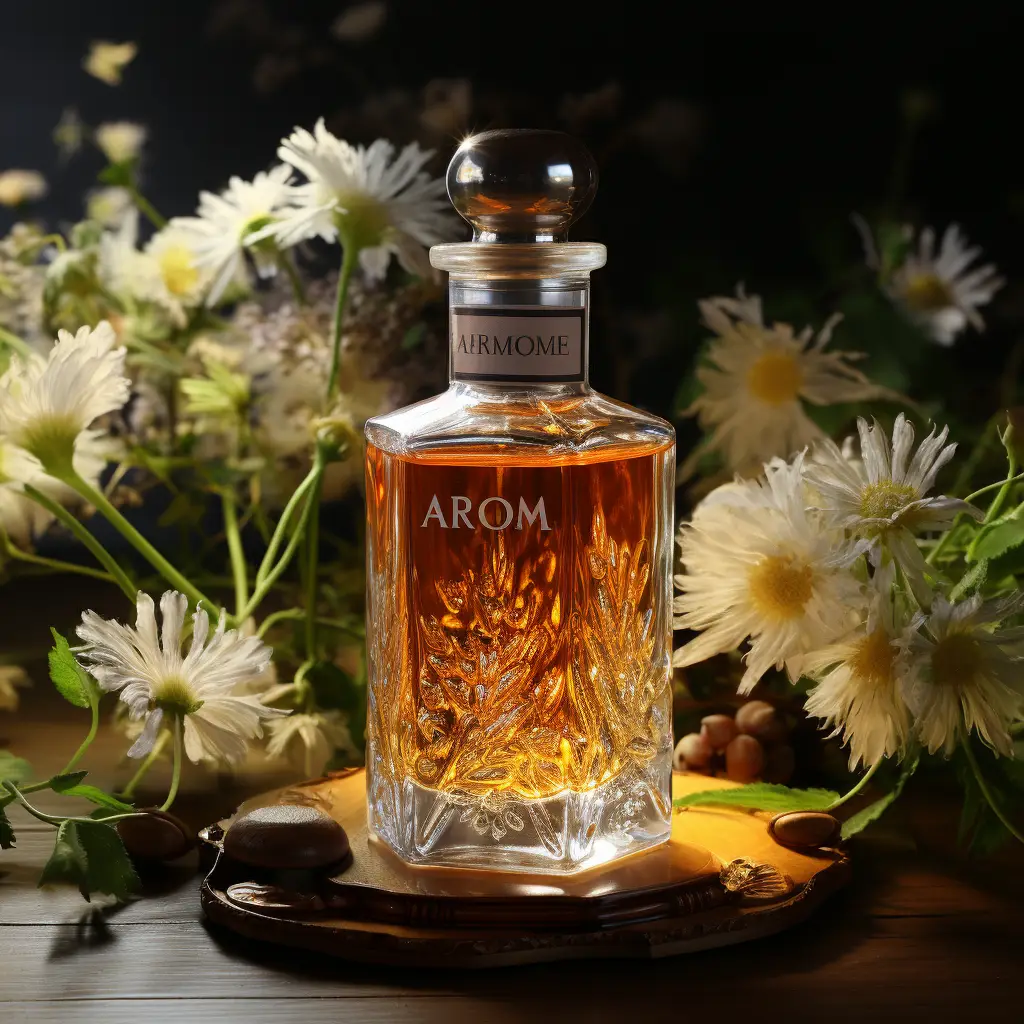 Final Photograph of the Perfume Bottle I've Chosen After Changing The Background in Midjourney v5.2