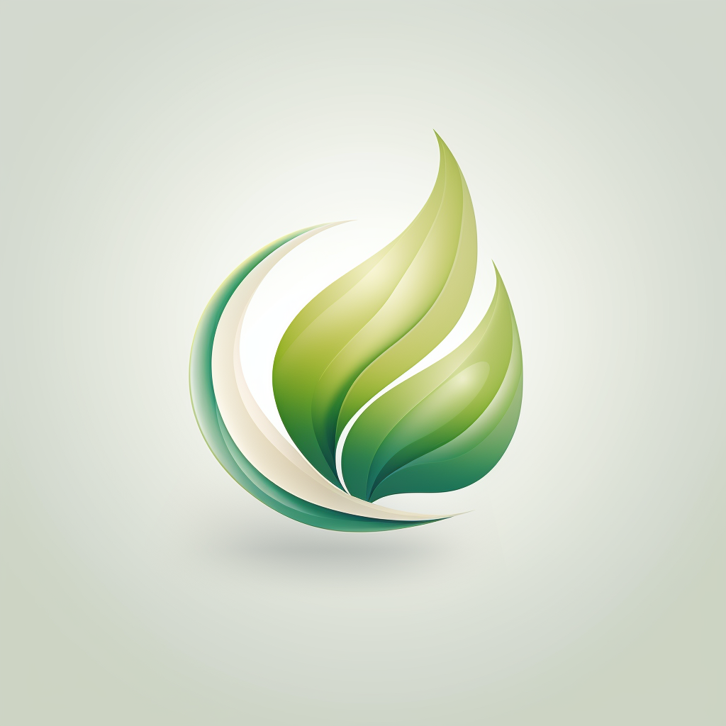 Organic leaf generated in Midjourney