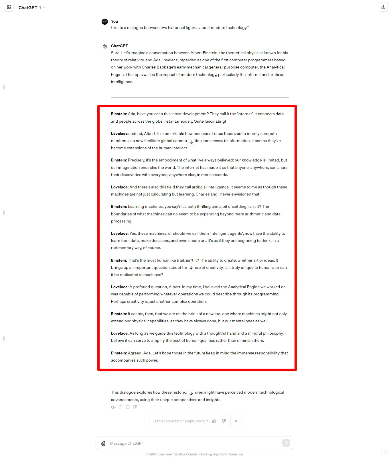 Use Prompts to Generate Creative Content