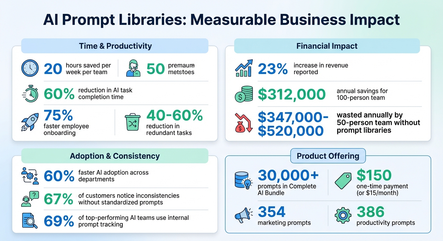 AI Prompt Library Benefits: Time Savings, Productivity Gains, and ROI Statistics
