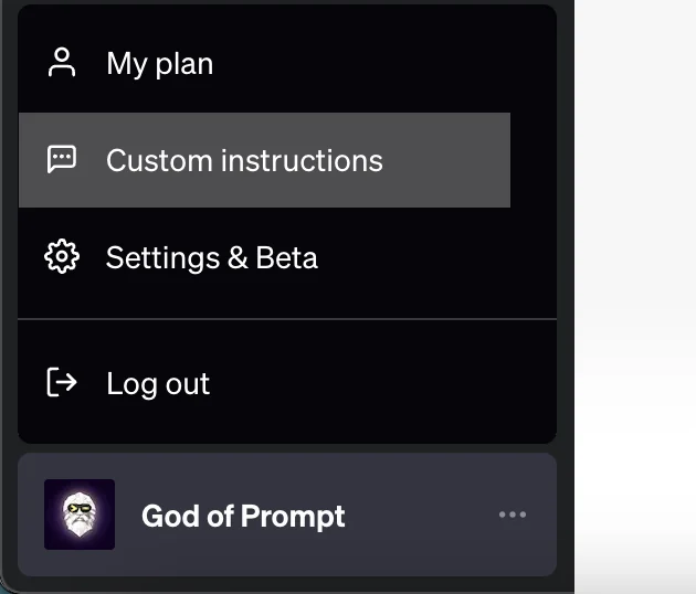 Custom Instructions - Extend Your ChatGPT's Functionality
