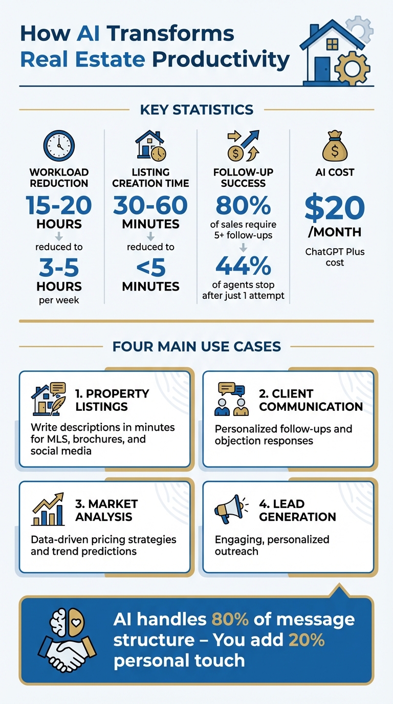 AI Time Savings for Real Estate Professionals: Key Statistics and Benefits