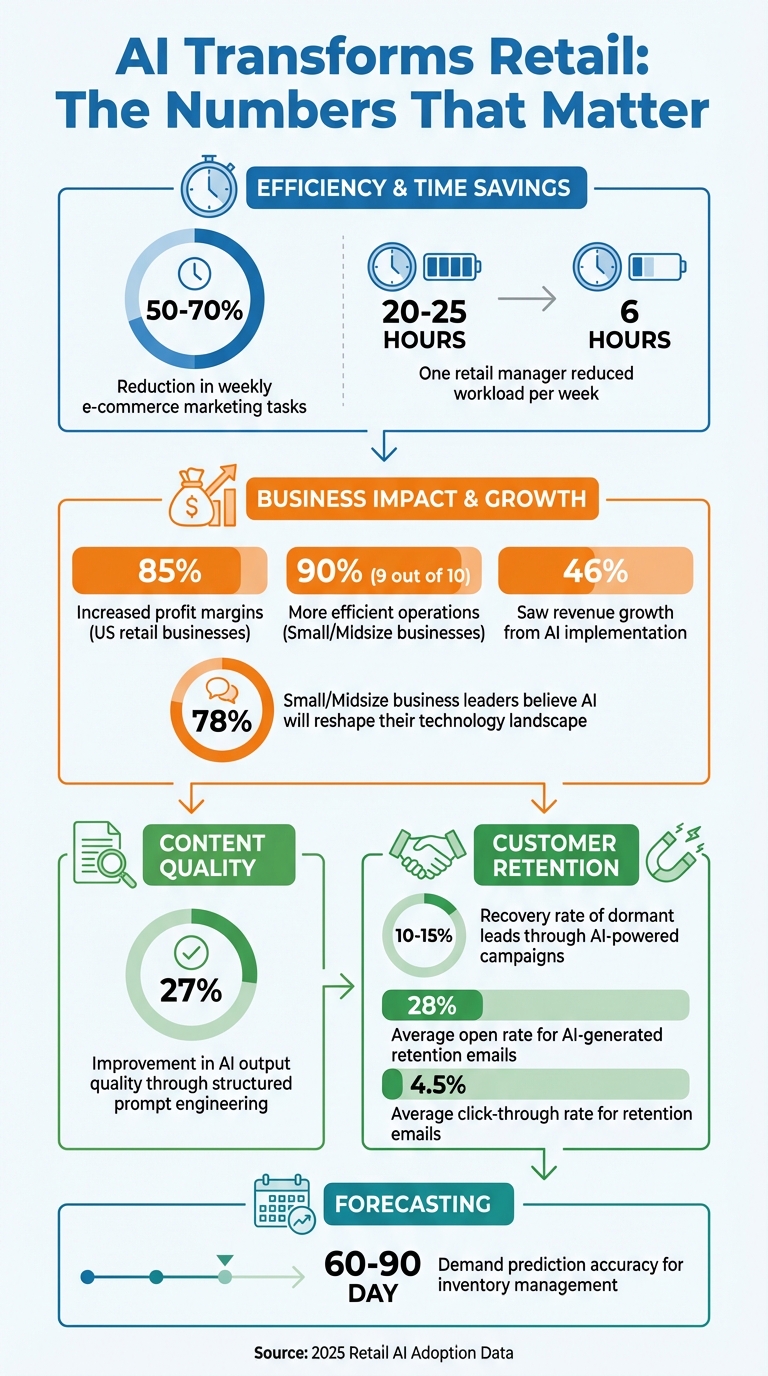 AI Impact on Retail: Key Statistics and Efficiency Gains