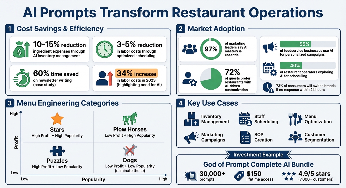 AI Prompt Impact on Restaurant Operations: Key Statistics and Benefits