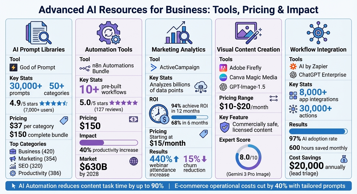 Top AI Tools for Business: Features, Pricing & ROI Comparison 2026