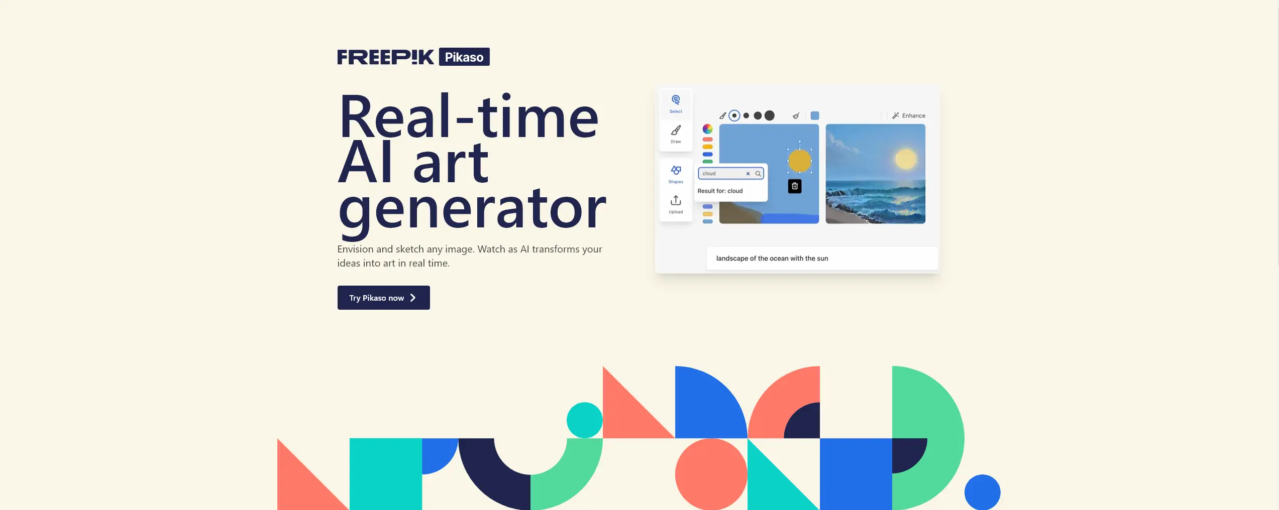 Freepik, a Real-time AI Art Generator