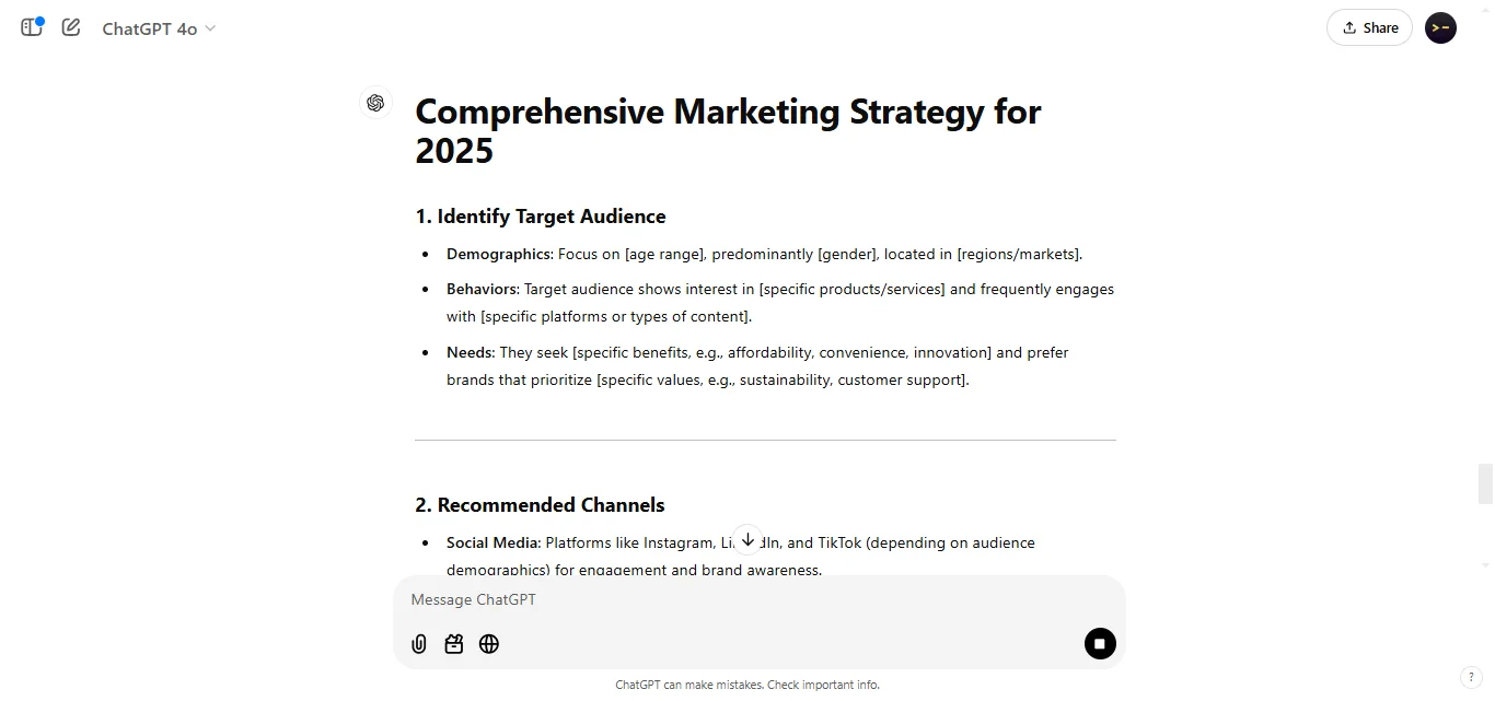 Define a Marketing Strategy
