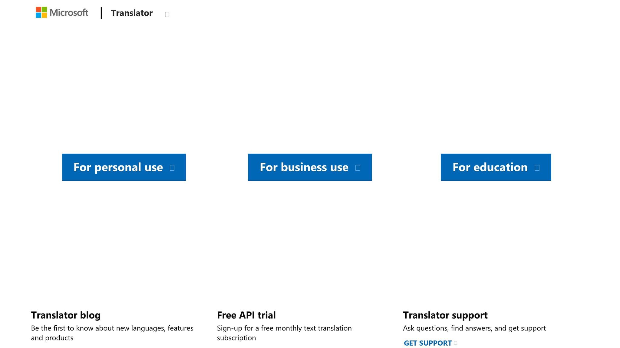 Microsoft Bing Translator