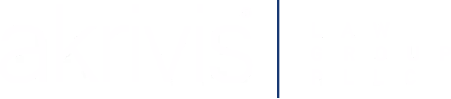 A black and white photo of a law group logo.