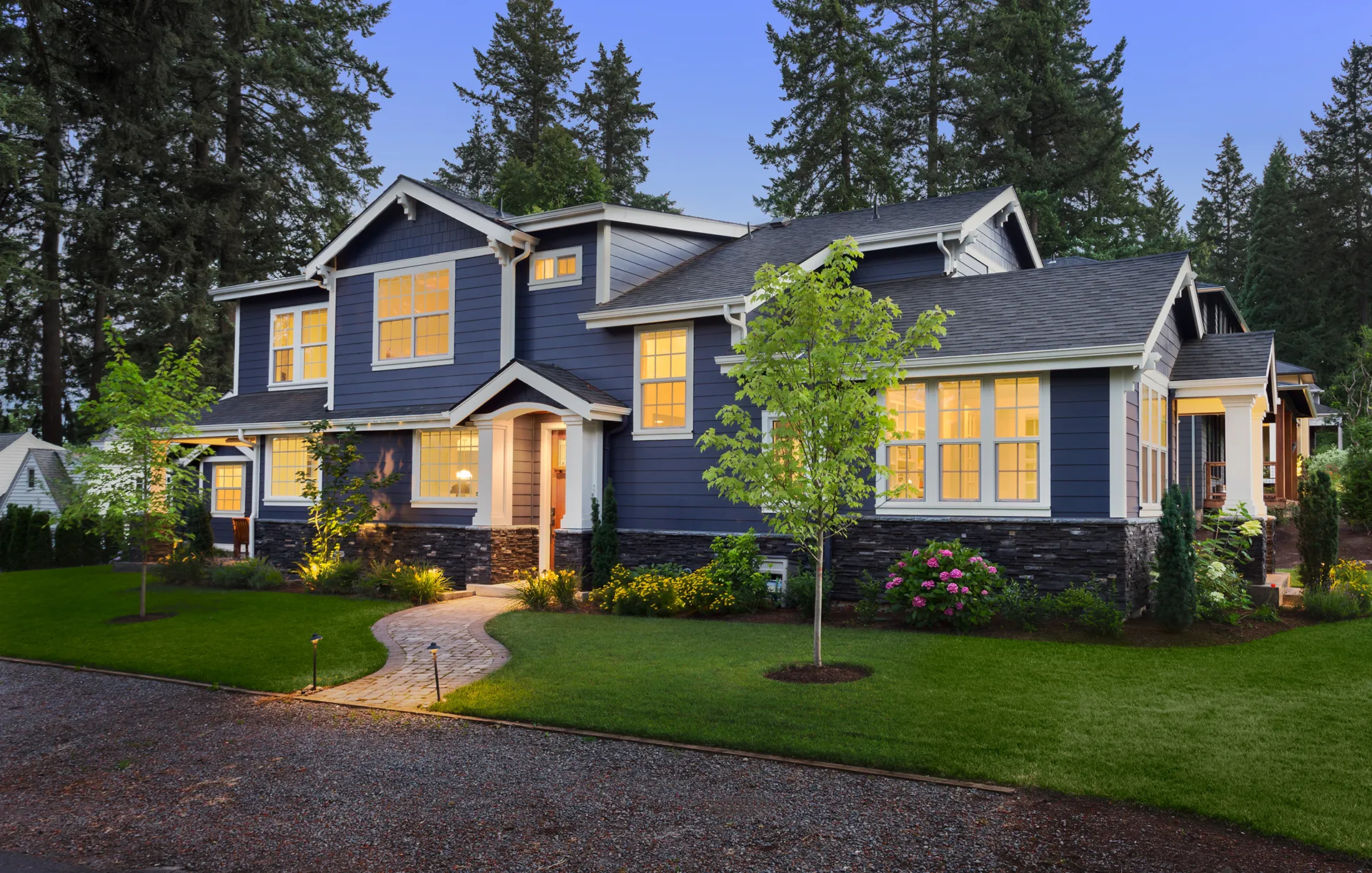 remodeled exterior of home