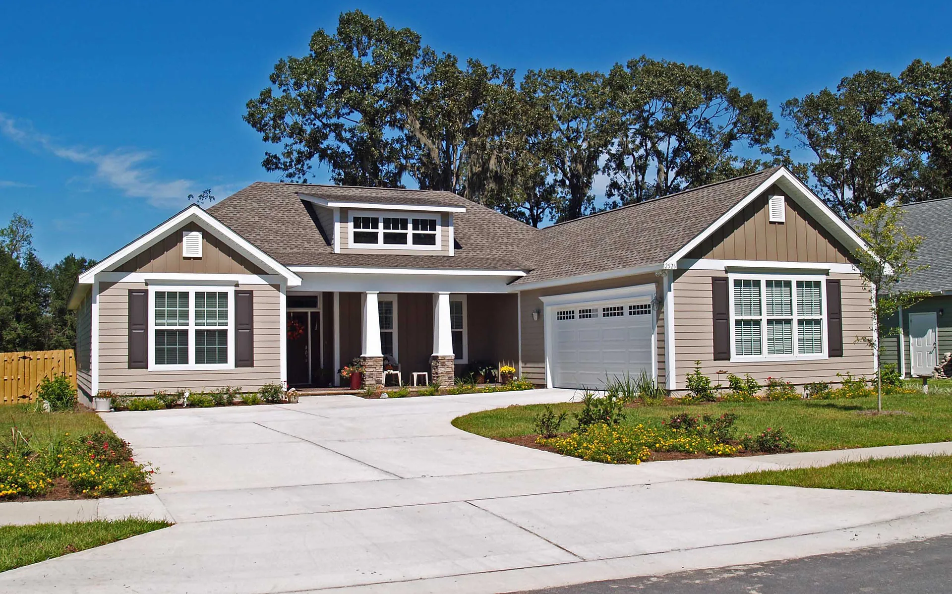 remodeled exterior of home