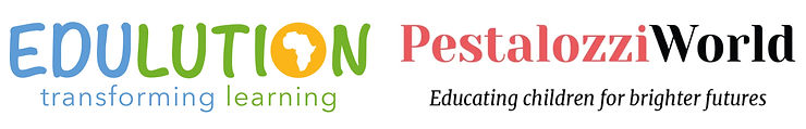 Edulution and Pestalozzi World's logos