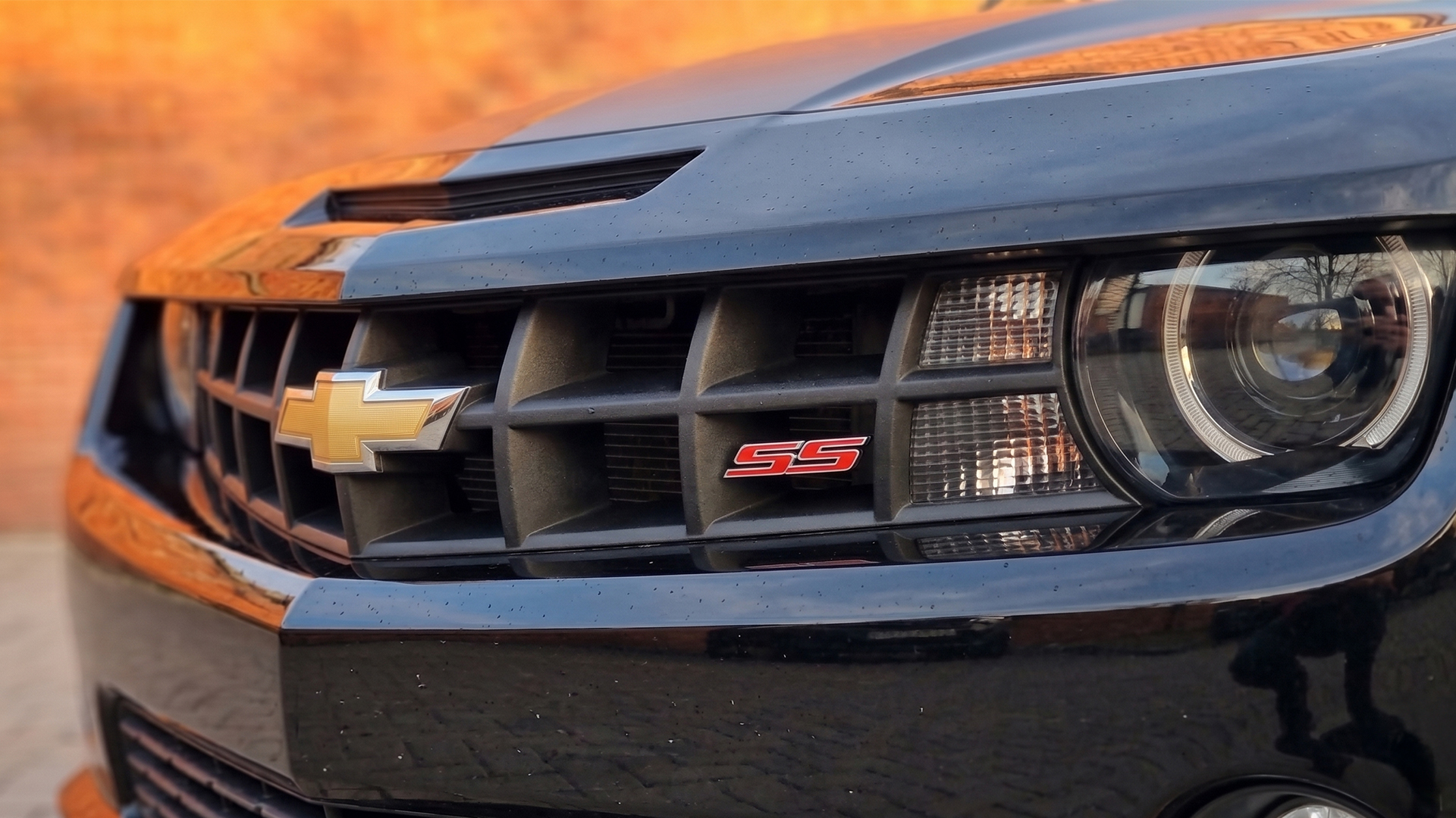 Chevrolet Camaro SS 2012 oranje remklauwen