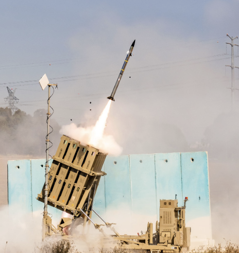 Iron Dome launching an interceptor
