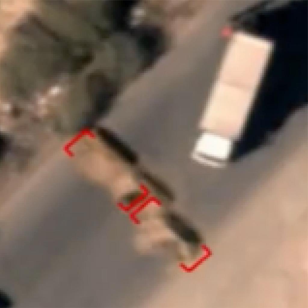 Hamas truck blocking Palestinian civilians from moving around