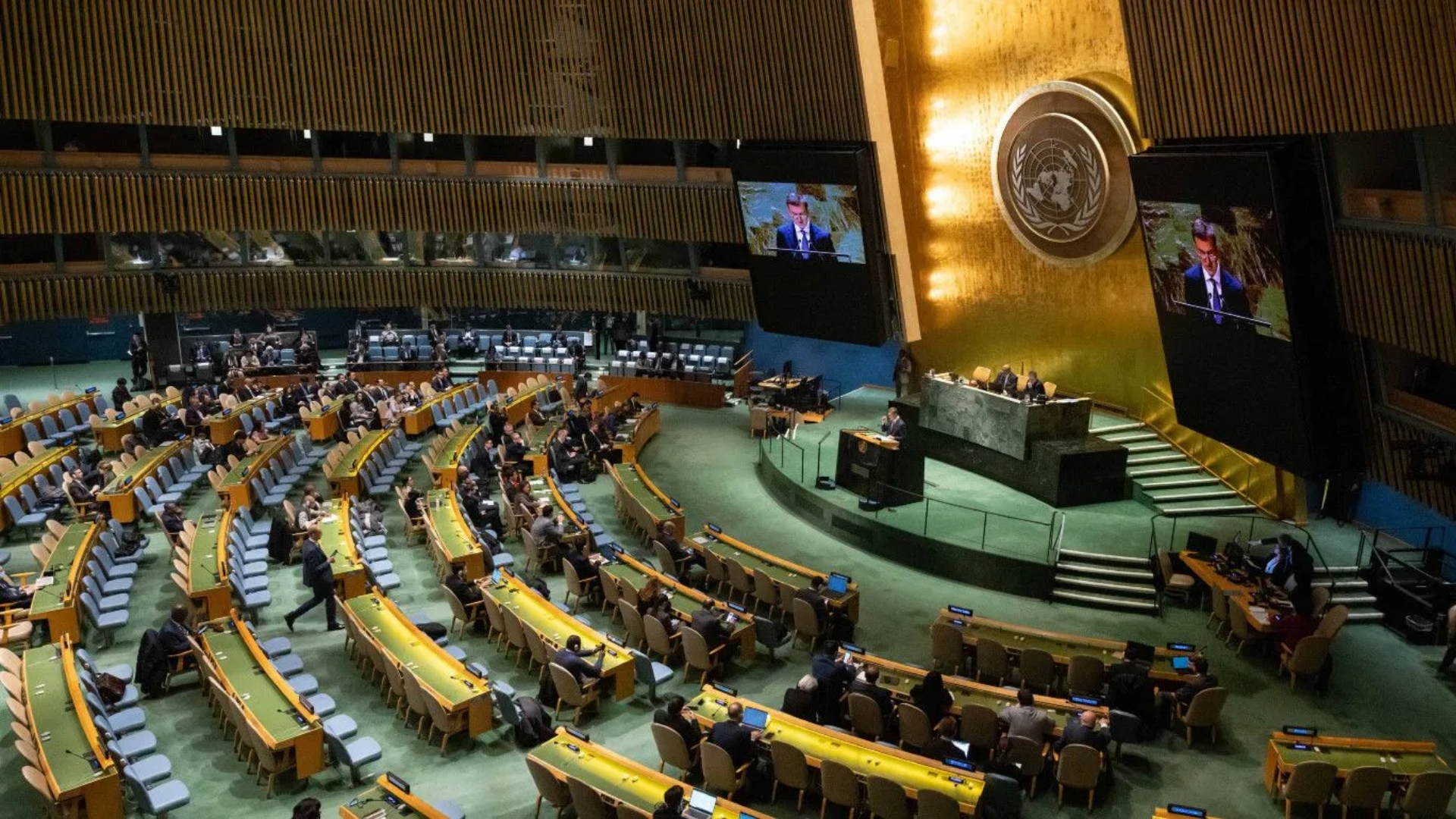 Inside of the U.N.