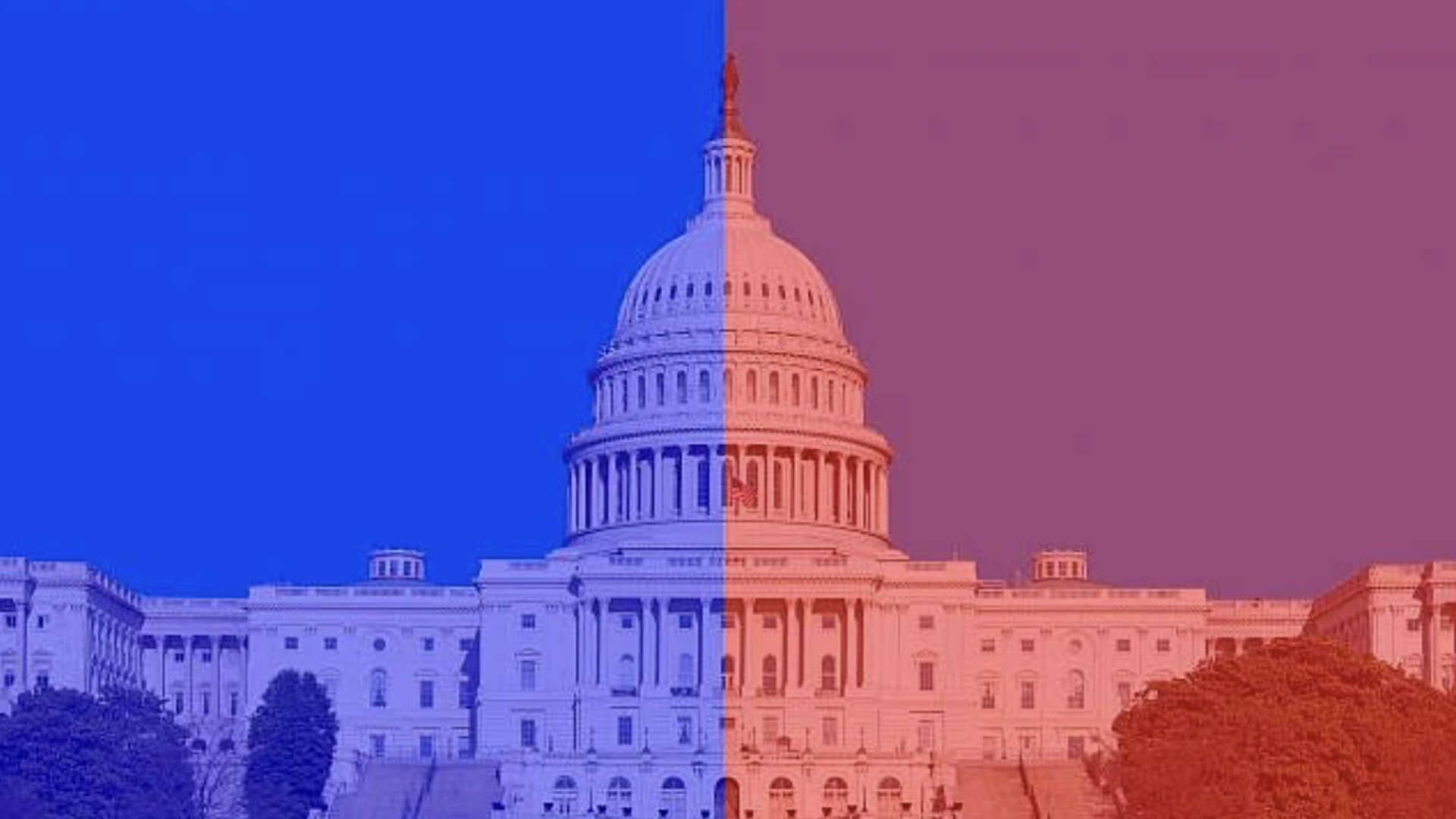 Capitol in red and white