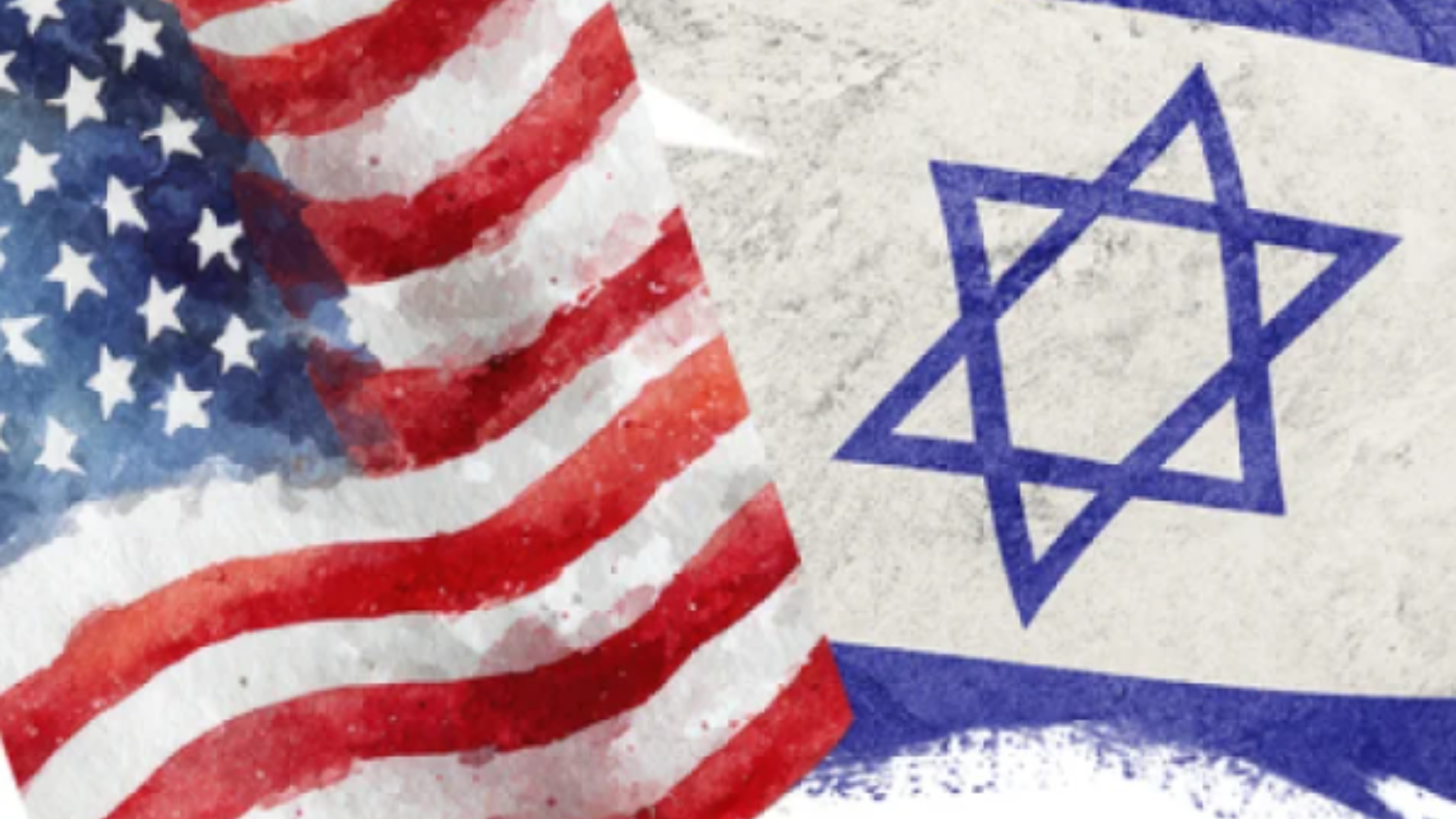 Israel American Flag.