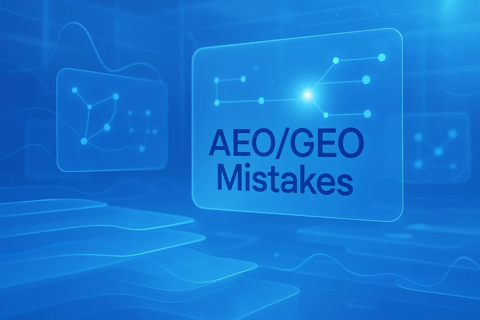 Top AEO/GEO Mistakes That Kill AI Visibility