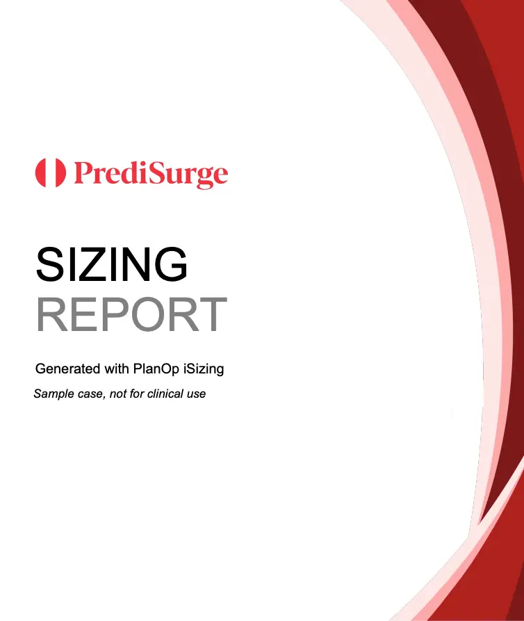 Automated planning report