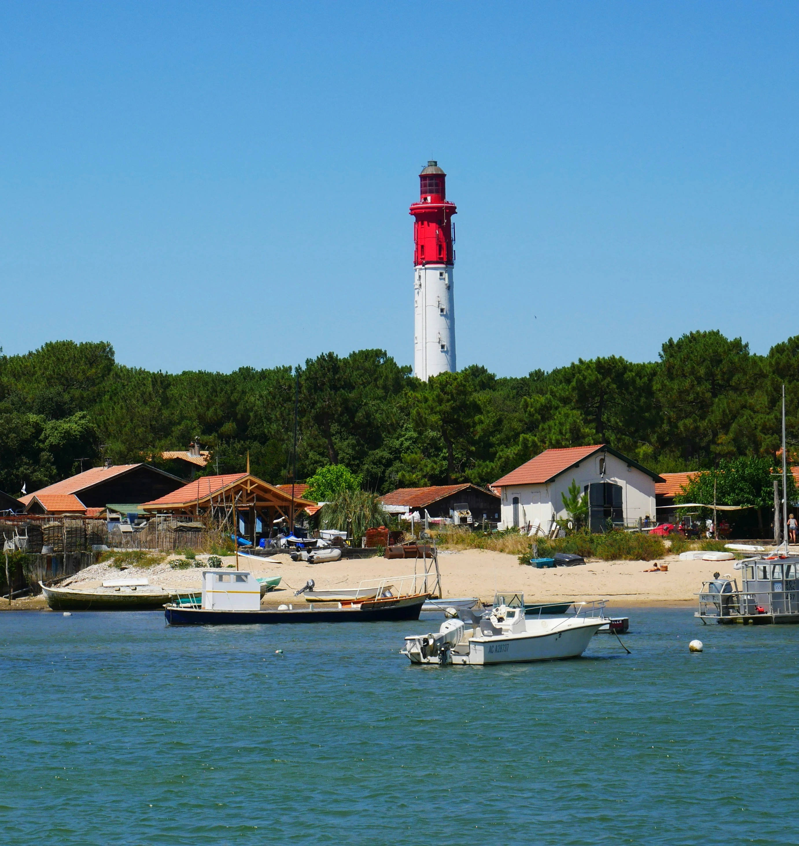 Vue depuis le bassin d'arcachon