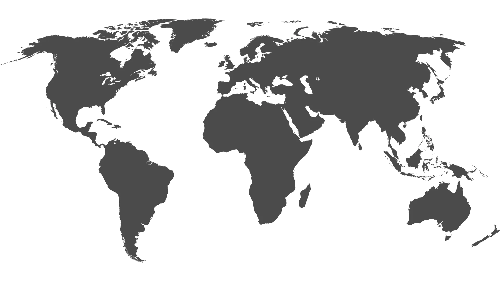 World map showing Strata coverage