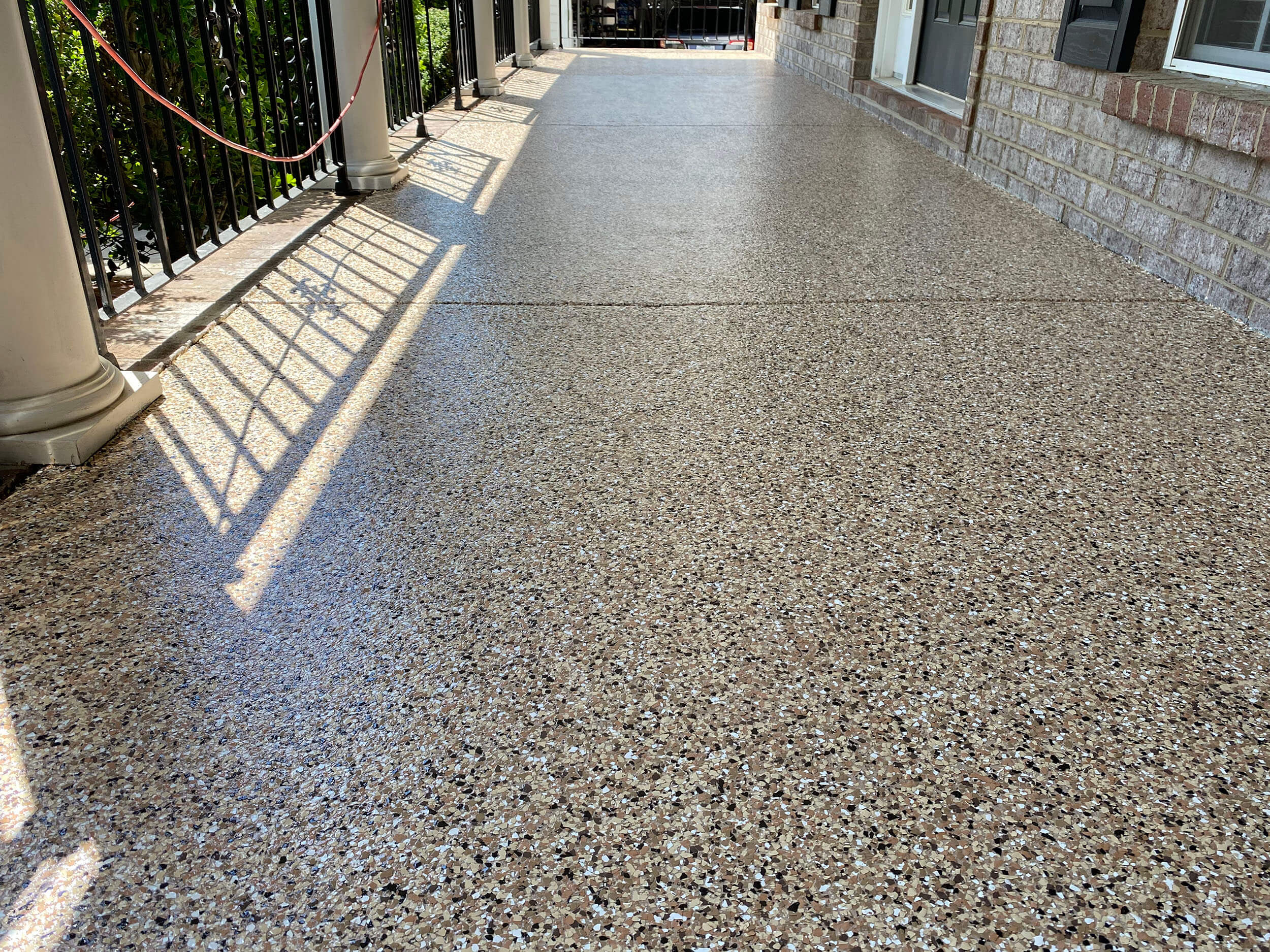 epoxy flake flooring titan garage floors