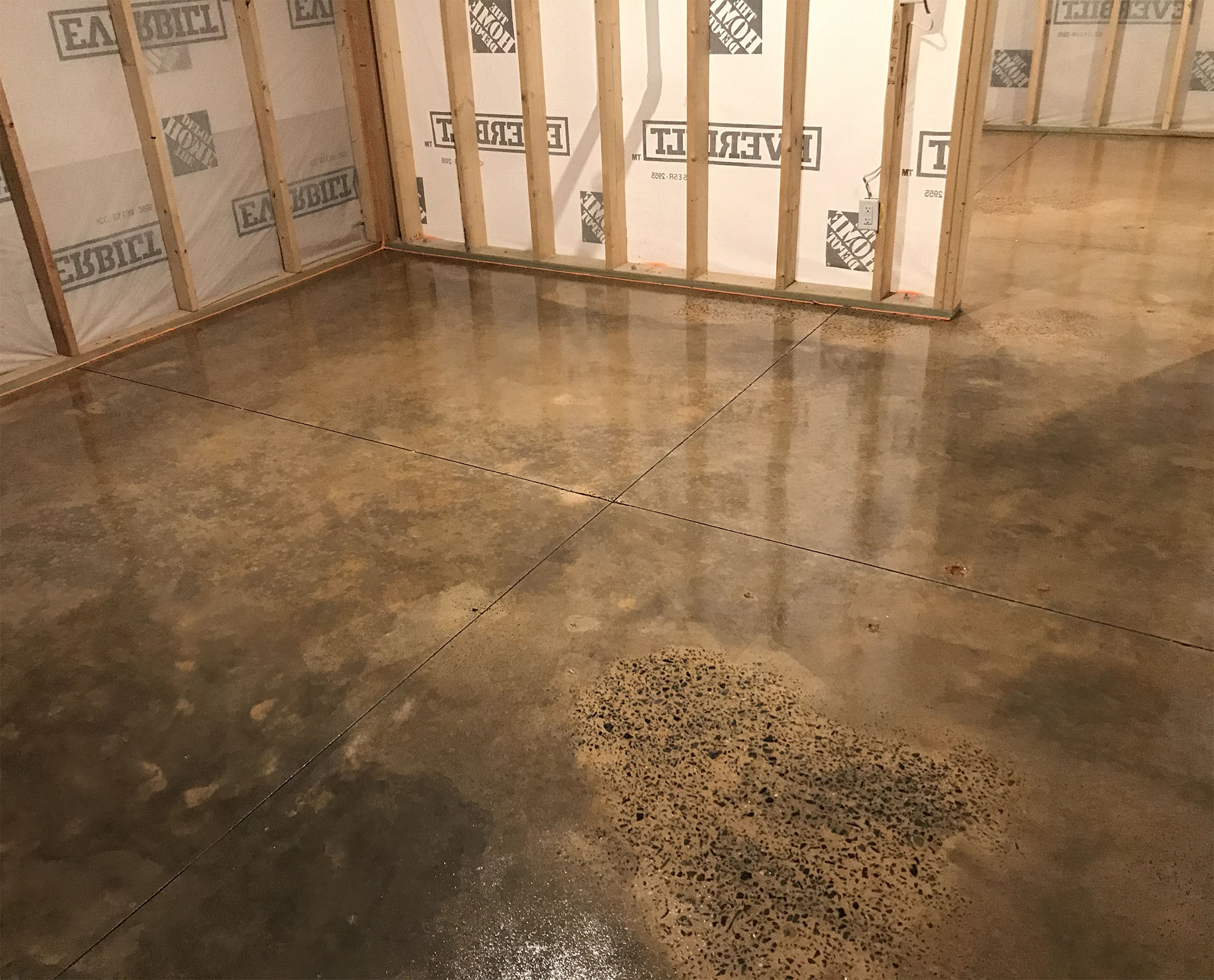 clear concrete coating system titan garage floors

