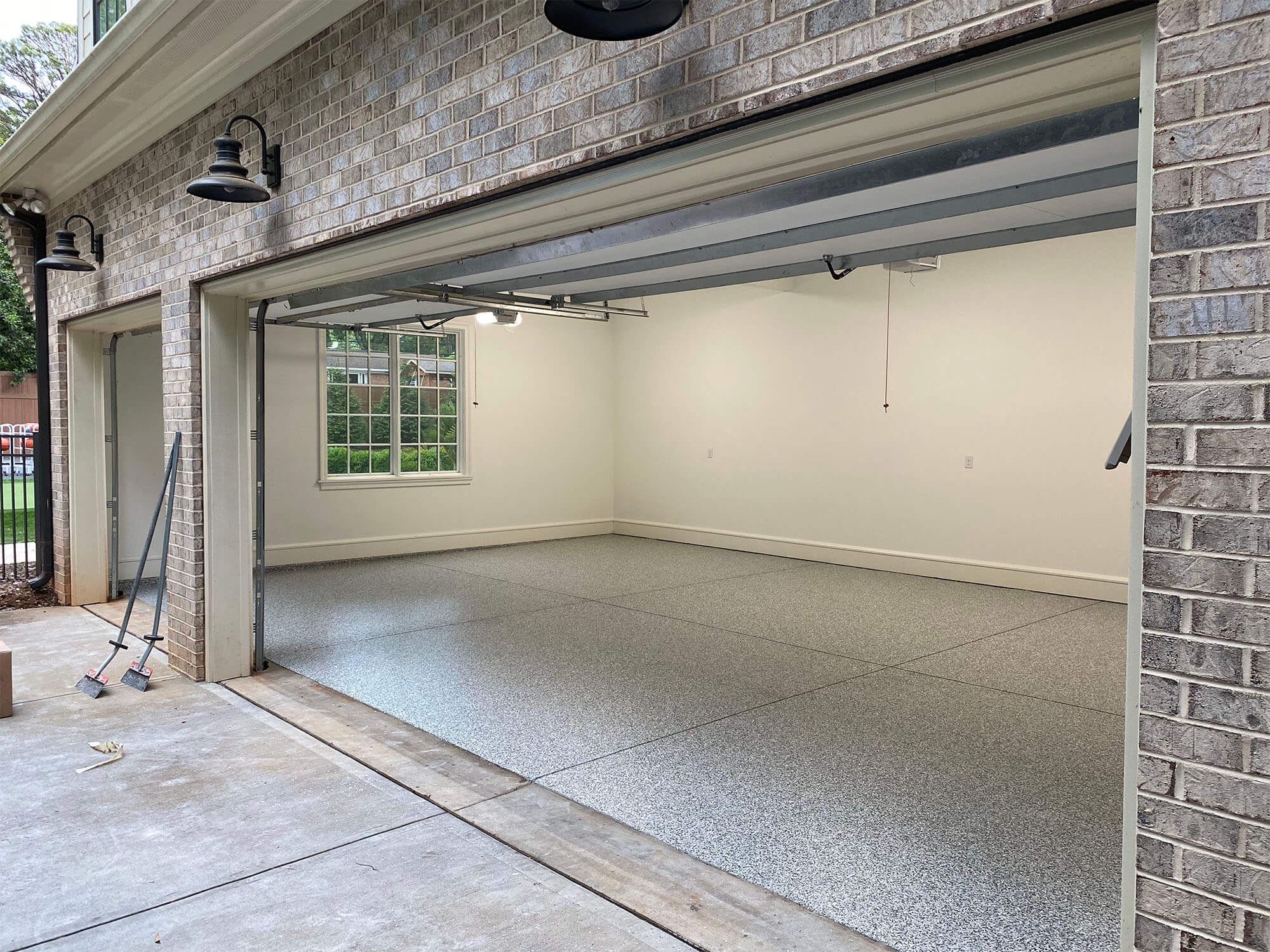 titan garage floors epoxy flake flooring in garage
