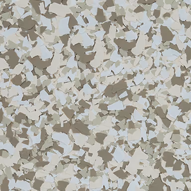 Titan garage floors khaki color flake
