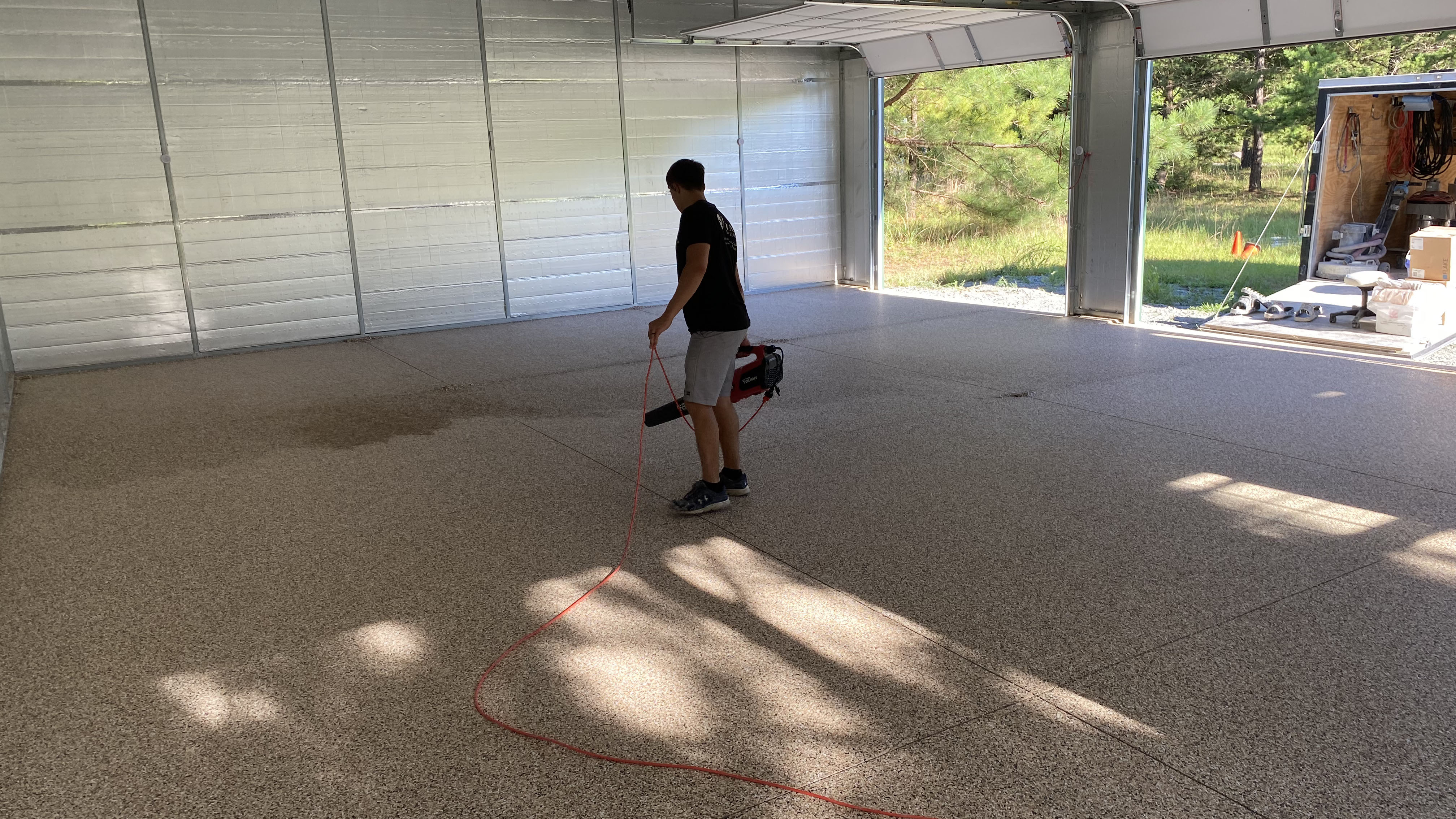 Titan garage floors floor prep
