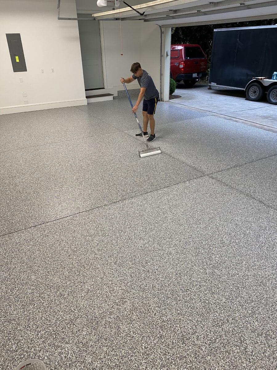 garage epoxy floor in charlotte