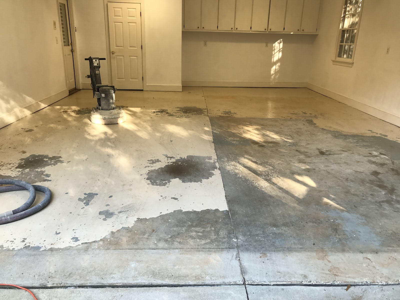 garage floor preparation