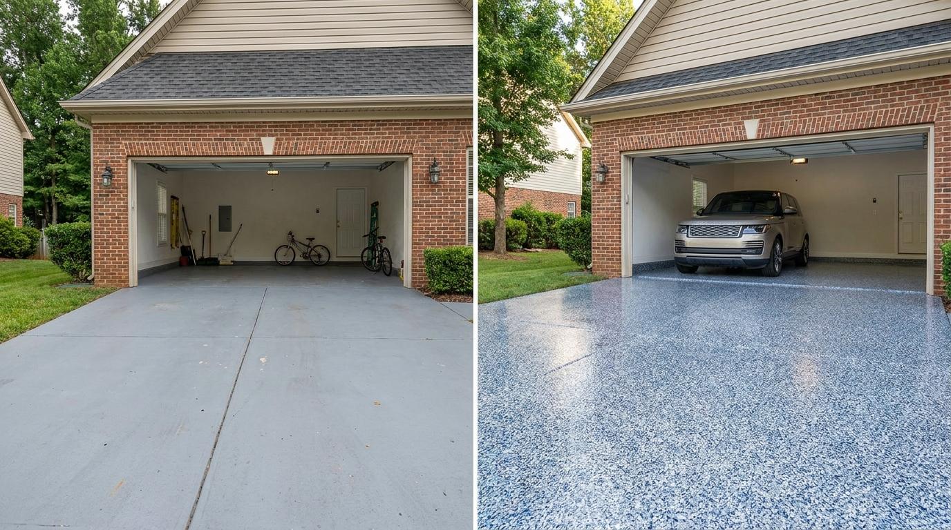 How Much Does a Polyaspartic Garage Floor Cost in Charlotte?