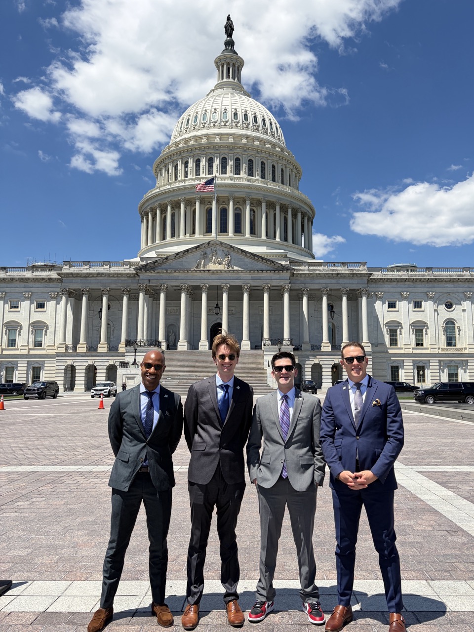 DC team in front of the Capitol