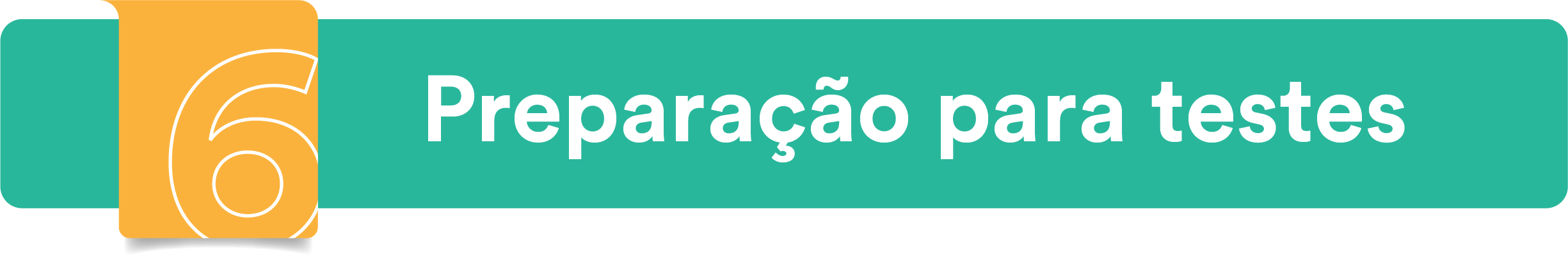 Preparação para testes