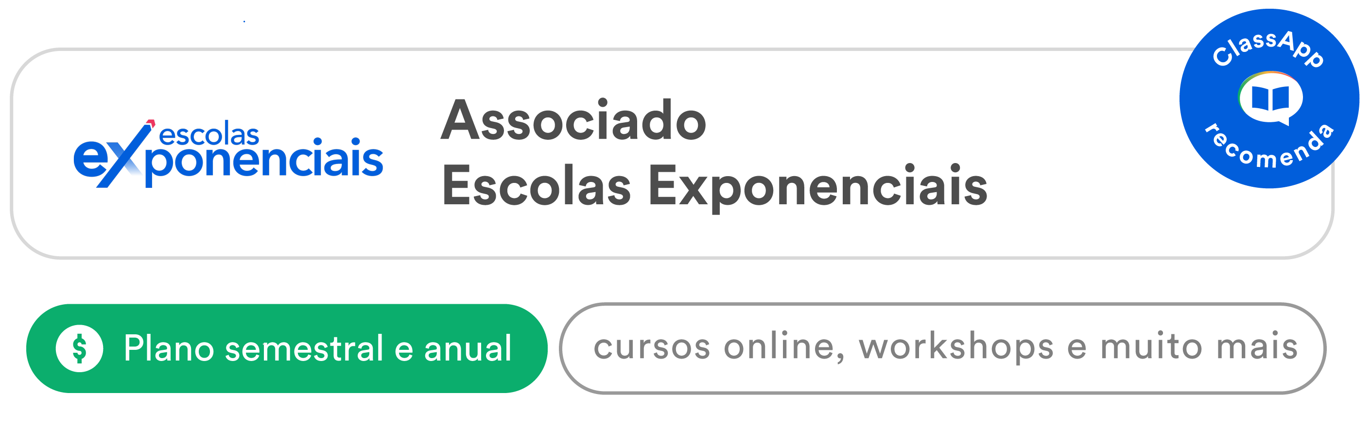 Escolas exponenciais Associado