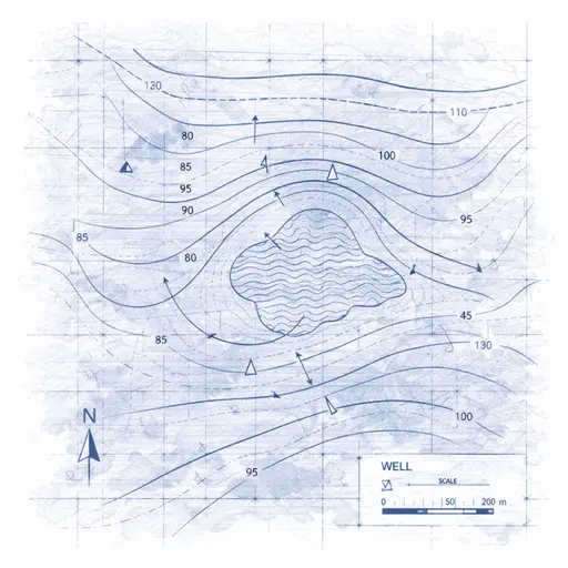 ENFOS Groundwater Contour Map