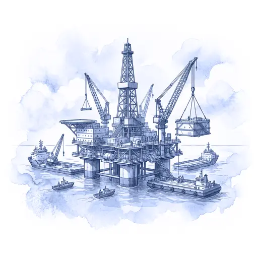 ENFOS Offshore Oil Rig
