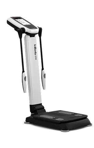 InBody body composition analyzer used to measure muscle mass, body fat, and metabolic health at Gameday Men's Health.