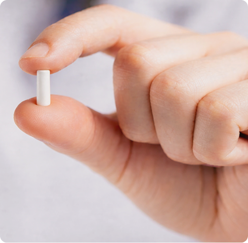 Small hormone pellets for testosterone replacement therapy, highlighting a convenient and effective method to maintain healthy testosterone levels over time at Gameday Men's Health.