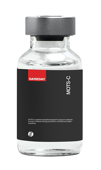 MOTS-C peptide injection vial for metabolic support and energy performance