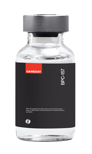 BPC-157 peptide injection vial for recovery and joint support