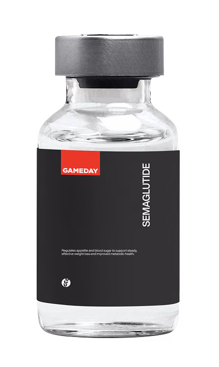 Close-up of a Semaglutide vial prepared for injection, illustrating prescription-based care associated with Semaglutide in Missouri