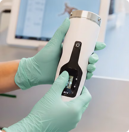 Close-up of a shockwave therapy device used for non-invasive sports injury treatment designed to support recovery and tissue healing at Gameday Men’s Health in San Mateo County, CA.