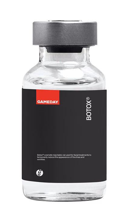 Botox medication bottle prepared for clinician-administered cosmetic injections in Leesburg, FL