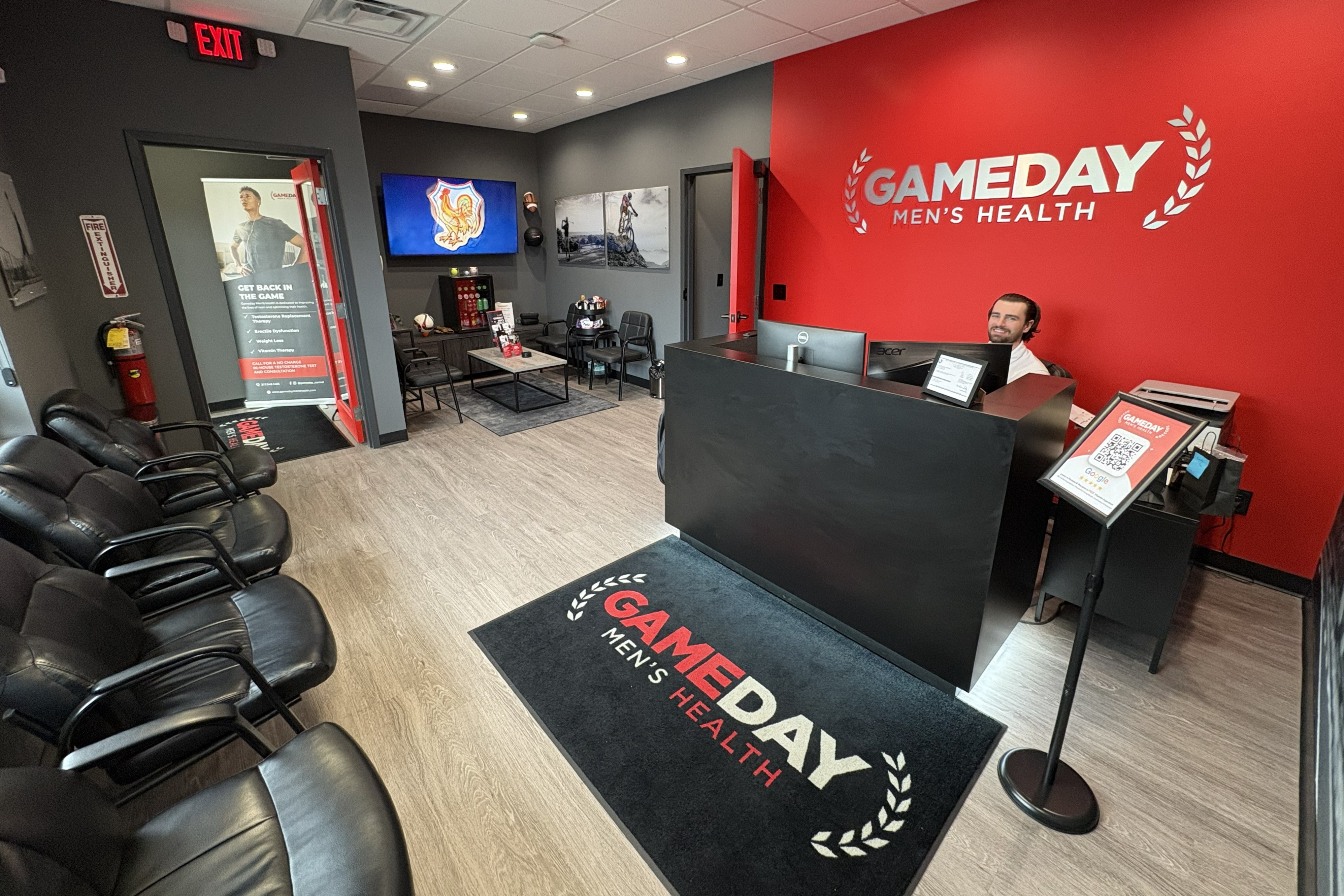 Gameday Men's Health Clinic Fishers Interior, a TRT Clinic in Fishers, IN