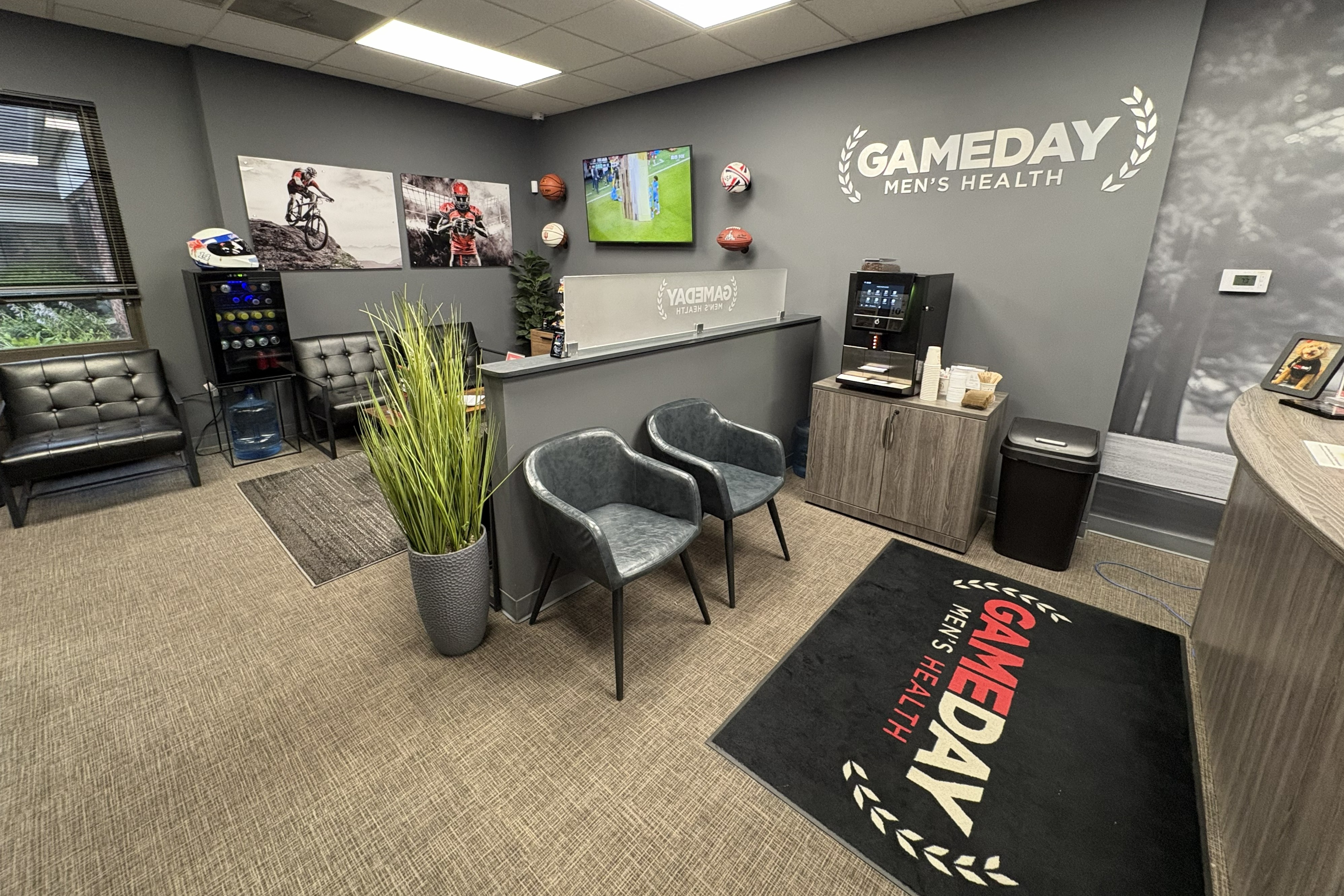 Gameday Men's Health Clinic Carmel Interior, a TRT Clinic in Carmel, IN
